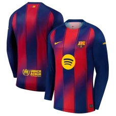 Fotbalové Dresy FC Barcelona Domácí 2025/26 Dlouhý Rukáv