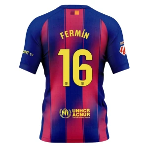 Fotbalové Dresy FC Barcelona Fermin #16 Domácí 2025/26