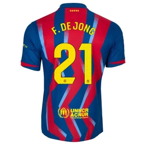 Fotbalové Dresy FC Barcelona Frenkie de Jong #21 Fourth 2025/26