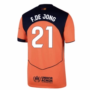Fotbalové Dresy FC Barcelona Frenkie de Jong #21 Třetí 2025/26