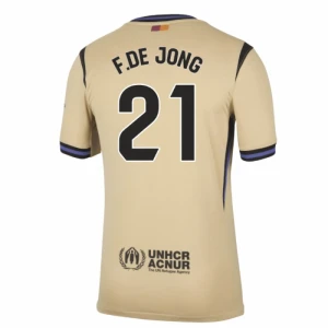Fotbalové Dresy FC Barcelona Frenkie de Jong #21 Venkovní 2025/26