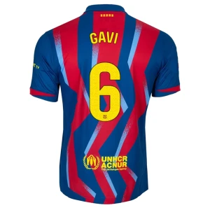 Fotbalové Dresy FC Barcelona Gavi #6 Fourth 2025/26