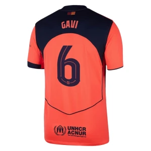Fotbalové Dresy FC Barcelona Gavi #6 Třetí UCL 2025/26