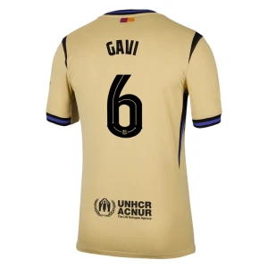 Fotbalové Dresy FC Barcelona Gavi #6 Venkovní UCL 2025/26