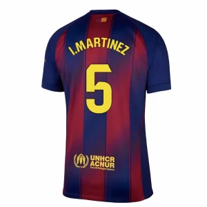 Fotbalové Dresy FC Barcelona I. Martinez #5 Domácí 2025/26