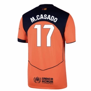 Fotbalové Dresy FC Barcelona M. Casado #17 Třetí 2025/26