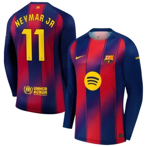 Fotbalové Dresy FC Barcelona Neymar Jr #11 Domácí 2025/26 Dlouhý Rukáv