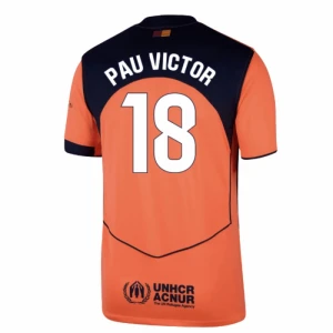Fotbalové Dresy FC Barcelona Pau Victor #18 Třetí 2025/26