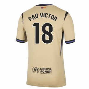 Fotbalové Dresy FC Barcelona Pau Victor #18 Venkovní 2025/26