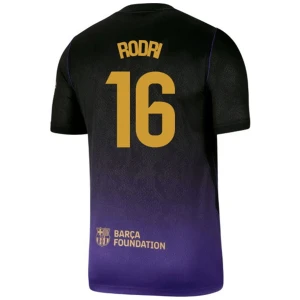 Fotbalové Dresy FC Barcelona Rodri #16 Venkovní 2026-27