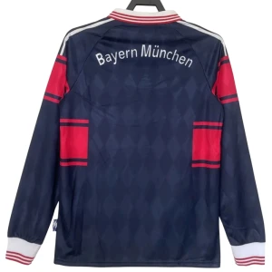 Fotbalové Dresy FC Bayern München 1997-99 Retro Domácí Dlouhý Rukáv