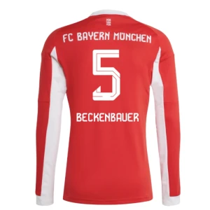 Fotbalové Dresy FC Bayern München Beckenbauer #5 Domácí 2025/26 Dlouhý Rukáv