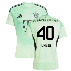 Fotbalové Dresy FC Bayern München Brankářský Urbig #40 Domácí 2025/26