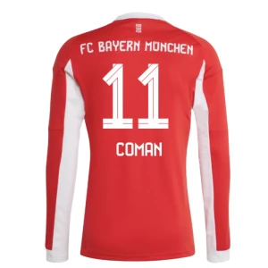 Fotbalové Dresy FC Bayern München Coman #11 Domácí 2025/26 Dlouhý Rukáv