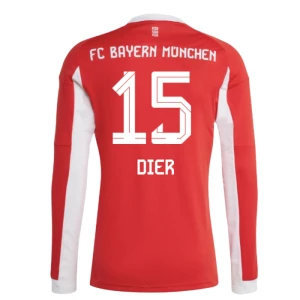 Fotbalové Dresy FC Bayern München Dier #15 Domácí 2025/26 Dlouhý Rukáv