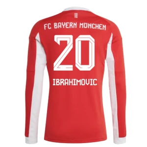 Fotbalové Dresy FC Bayern München Ibrahimovic #20 Domácí 2025/26 Dlouhý Rukáv