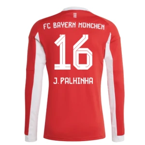 Fotbalové Dresy FC Bayern München J. Palhinha #16 Domácí 2025/26 Dlouhý Rukáv