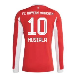 Fotbalové Dresy FC Bayern München Jamal Musiala #10 Domácí 2025/26 Dlouhý Rukáv