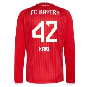 Fotbalové Dresy FC Bayern München Karl #42 Domácí 2026-27 Dlouhý Rukáv