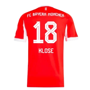 Fotbalové Dresy FC Bayern München Klose #18 Domácí 2025/26