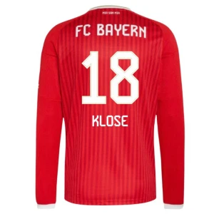 Fotbalové Dresy FC Bayern München Klose #18 Domácí 2026-27 Dlouhý Rukáv