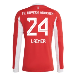 Fotbalové Dresy FC Bayern München Laimer #24 Domácí 2025/26 Dlouhý Rukáv