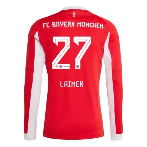 Fotbalové Dresy FC Bayern München Laimer #27 Domácí 2025/26 Dlouhý Rukáv