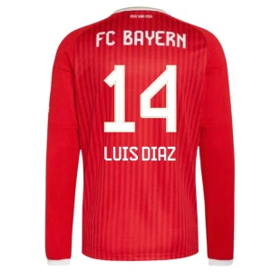 Fotbalové Dresy FC Bayern München Luis Diaz #14 Domácí 2026-27 Dlouhý Rukáv