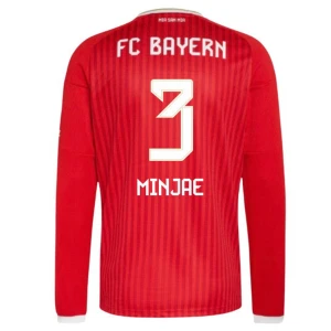 Fotbalové Dresy FC Bayern München Minjae #3 Domácí 2026-27 Dlouhý Rukáv
