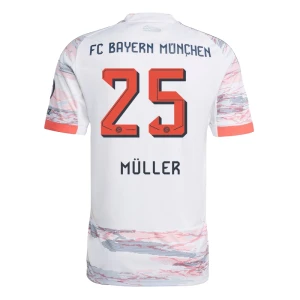 Fotbalové Dresy FC Bayern München Muller #25 Venkovní 2025/26