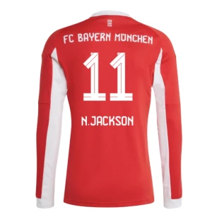 Fotbalové Dresy FC Bayern München N. Jackson #11 Domácí 2025/26 Dlouhý Rukáv