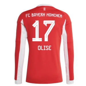 Fotbalové Dresy FC Bayern München Olise #17 Domácí 2025/26 Dlouhý Rukáv