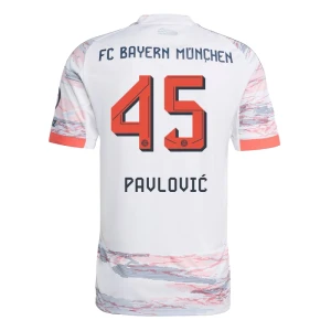 Fotbalové Dresy FC Bayern München Pavlovic #45 Venkovní 2025/26