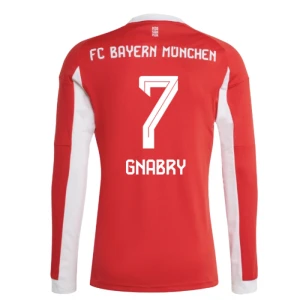 Fotbalové Dresy FC Bayern München Serge Gnabry #7 Domácí 2025/26 Dlouhý Rukáv