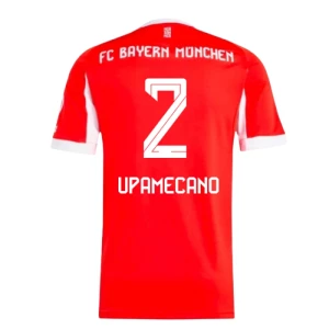 Fotbalové Dresy FC Bayern München Upamecano #2 Domácí 2025/26