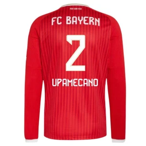 Fotbalové Dresy FC Bayern München Upamecano #2 Domácí 2026-27 Dlouhý Rukáv