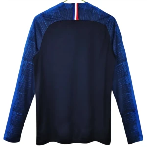 Fotbalové Dresy Francie 2018 World Cup Retro Domácí Dlouhý Rukáv