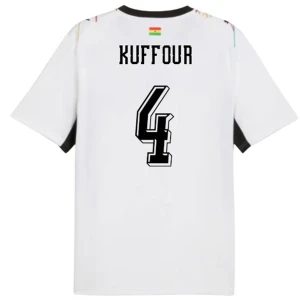 Fotbalové Dresy Ghana Kuffour #4 MS 2026 Domácí