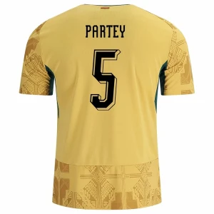 Fotbalové Dresy Ghana Partey #5 MS 2026 Venkovní