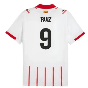 Fotbalové Dresy Girona FC Ruiz #9 Domácí 2025/26