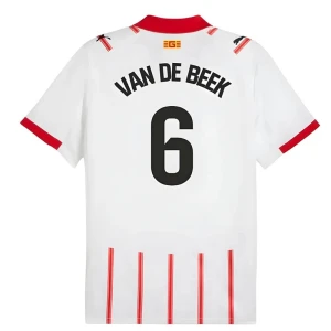 Fotbalové Dresy Girona FC Van De Beek #6 Domácí 2025/26