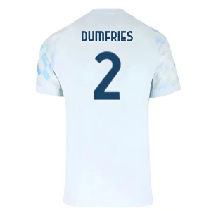 Fotbalové Dresy Inter Mediolan Dumfries #2 Venkovní 2025/26
