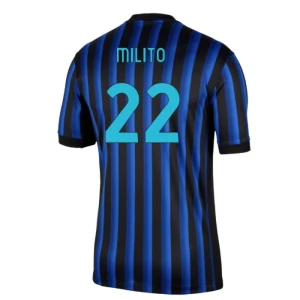 Fotbalové Dresy Inter Mediolan Milito #22 Domácí 2025/26