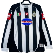 Fotbalové Dresy Juventus FC 2002-03 Retro Domácí Dlouhý Rukáv