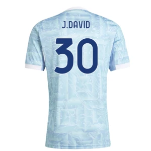 Fotbalové Dresy Juventus FC J. David #30 Venkovní 2025/26