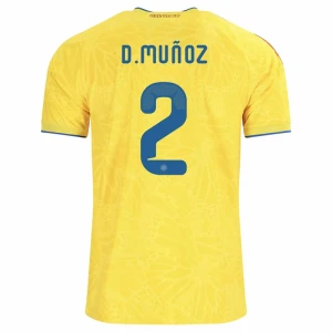 Fotbalové Dresy Kolumbie D. Munoz #2 MS 2026 Domácí