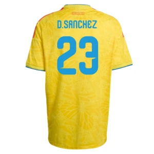 Fotbalové Dresy Kolumbie D. Sanchez #23 MS 2026 Domácí