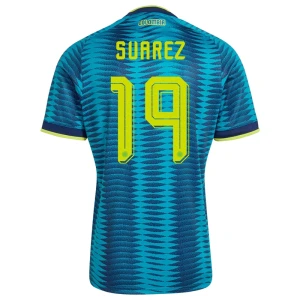 Fotbalové Dresy Kolumbie Suarez #19 MS 2026 Venkovní