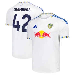 Fotbalové Dresy Leeds United Chambers #42 Domácí 2025/26