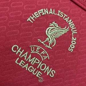 Fotbalové Dresy Liverpool FC 2004-06 Champions League Final Retro Domácí Dlouhý Rukáv